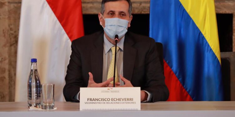El vicecanciller colombiano, Francisco Echeverri. Foto de archivo.