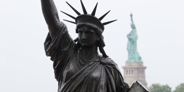 Estatua de la Libertad. Foto de archivo.