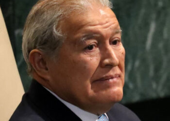 Expresidente de El Salvador. Sánchez Cerén. Foto de archivo.