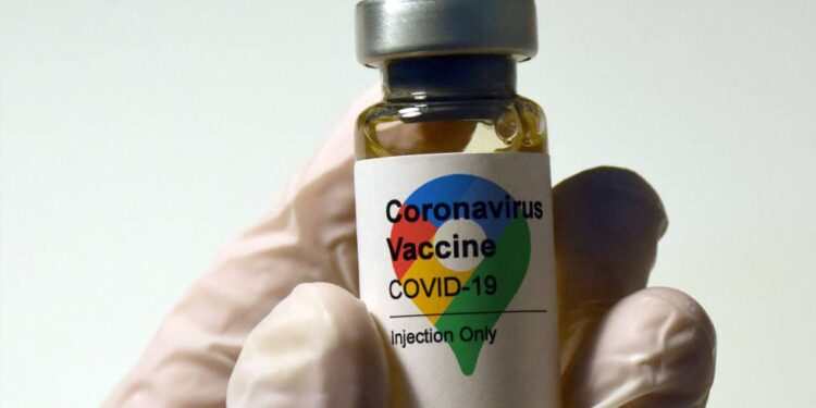 Google vacunación. Foto referencial.