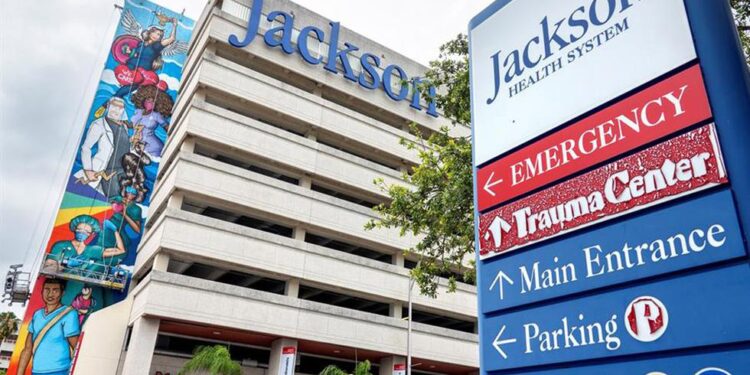 Hospital Jackson de Florida. Foto agencias.