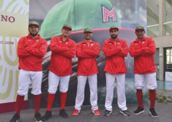 La selección olímpica de béisbol de México. Foto de archivo.