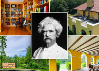 La última casa de Mark Twain. Foto agencias.