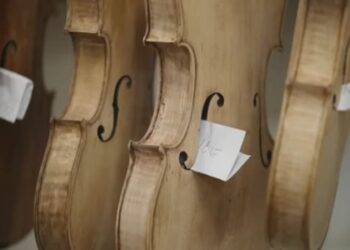 Los luthiers presidiarios checos que regalan violines a colegios. Foto captura de video EFE.