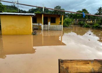 Panamá lluvias inundaciones. Foto Diario Digital Nuestro País.