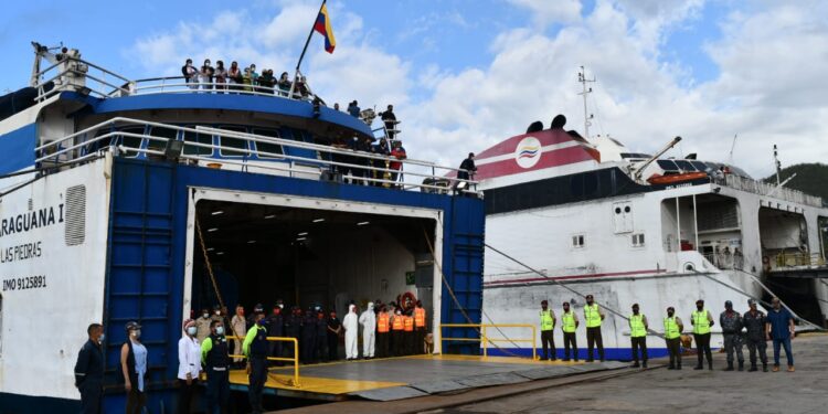 Plan vuelta a la patria marítimo. Foto @CancilleriaVE