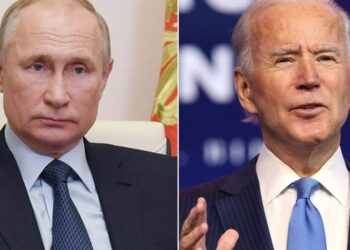 Vladimir Putin y Joe Biden. Foto collage.
