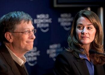 Bill Gates y Melinda French. Foto de archivo.