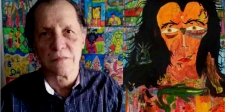 El pintor naif y poeta cubano Noel Guzmán (+). Foto de archivo.