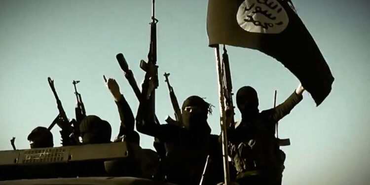 (FILES) In this file image grab taken from a propaganda video released on March 17, 2014 by the Islamic State of Iraq and the Levant (ISIL)'s al-Furqan Media allegedly shows ISIL fighters raising their weapons as they stand on a vehicle mounted with the trademark Jihadists flag at an undisclosed location in the Anbar province. - When Al-Qaeda hijackers killed nearly 3,000 people on September 11, 2001, the United States instantly took on a new mission as a furious and fearful nation coalesced around president George W. Bush's "war on terrorism" that would obliterate the rest of the international agenda.
Twenty years later, the world has transformed. An all-consuming focus on terrorism has given way to a weariness about "forever wars"; days before the September 11 anniversary, Taliban militants who had been swiftly defeated after the 2001 attacks seized back power in Afghanistan amid a US withdrawal. (Photo by - / AL-FURQAN MEDIA / AFP) / RESTRICTED TO EDITORIAL USE - MANDATORY CREDIT "AFP PHOTO / HO / AL-FURQAN MEDIA" - NO MARKETING NO ADVERTISING CAMPAIGNS - DISTRIBUTED AS A SERVICE TO CLIENTS FROM ALTERNATIVE SOURCES, AFP IS NOT RESPONSIBLE FOR ANY DIGITAL ALTERATIONS TO THE PICTURES / TO GO WITH AFP STORY BY Shaun TANDON, Francesco FONTEMAGGI: "20 years after Twin Towers fell,' US comes full circle"