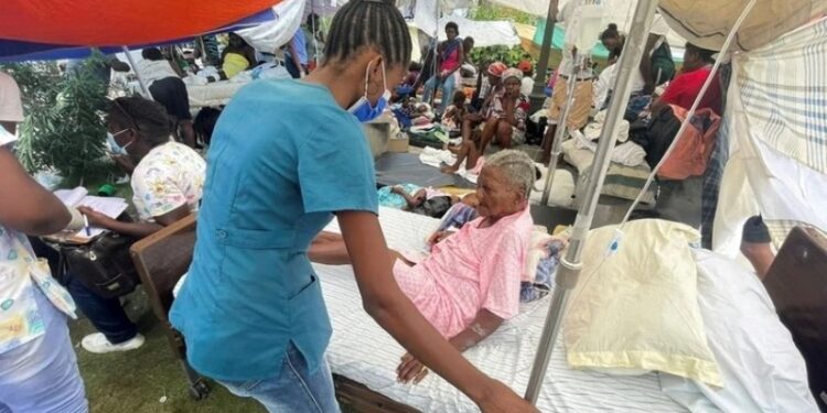 Hospital Haití. Foto Reuters