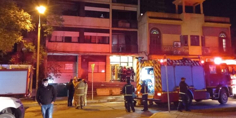 Incendio Uruguay. Foto agencias.