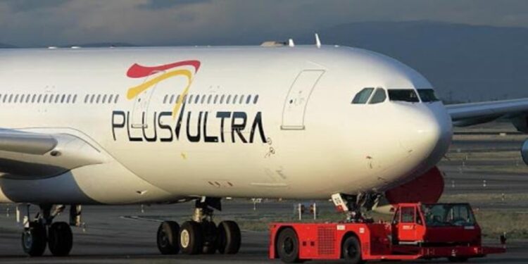 La aerolínea Plus Ultra. Foto de archivo.