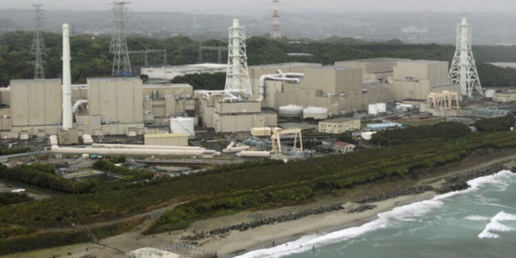 La central nuclear del centro de Japón. Foto de archivo.