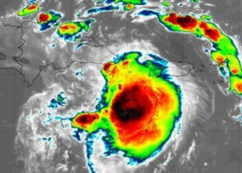 La tormenta tropical Fred, República Dominicana. Foto agencias.