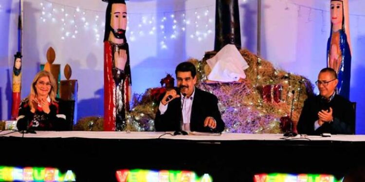 Maduro, navidad. Foto de archivo.