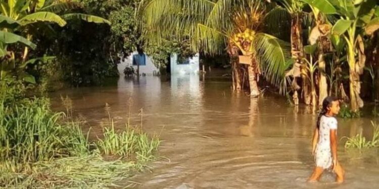 Caudal del río Chama, Zulia, lluvias. Foto cortesía.