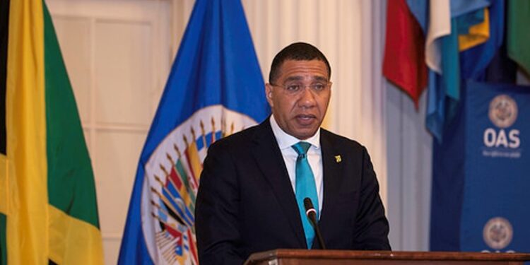 El primer ministro de Jamaica, Andrew Holness. Foto de archivo.