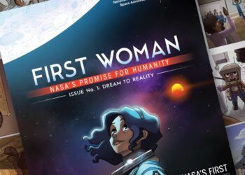 First Woman comic NASA. Foto captura.