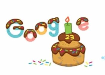 Google 23 años. Foto captura.