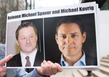 Michael Kovrig y Michael Spavor, candadienses liberados. Foto agencias.