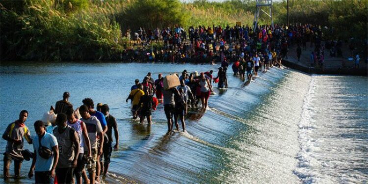 Migrantes haitianos EEUU. Foto agencias.