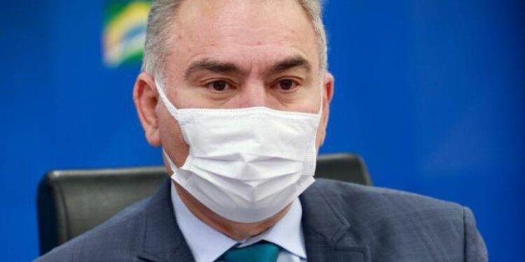 Ministro de salud de Brasil. Marcelo Queiroga. Foto @mqueiroga2