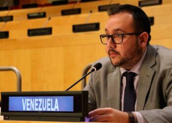El embajador alterno de Venezuela ante la ONU del régimen de Nicolás Maduro, Joaquín Pérez Ayestarán. Foto de archivo.