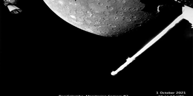 Imagen de Mercurio cedida por la Agencia Espacial Europea EFE.