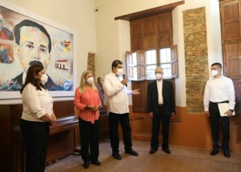 Nicolás Maduro. Casa Museo Dr. José Gregorio Hernández. Foto @PresidencialVen