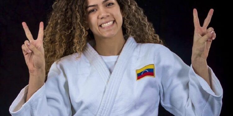 Anriquelis Barrios ganó el bronce en Grand Slam de judo. Foto agencias.
