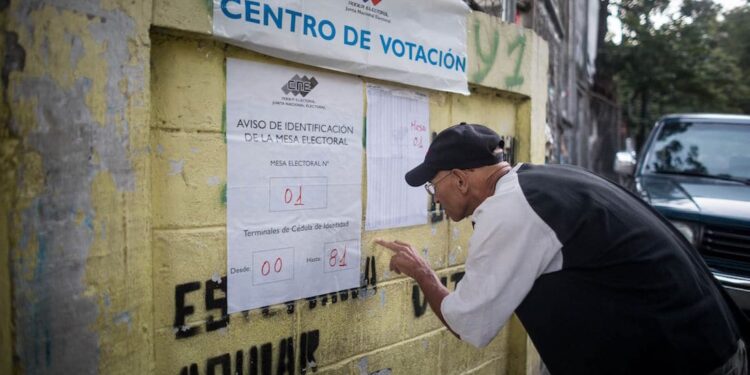 Centro de Votación. Venezuela. Foto de archivo.