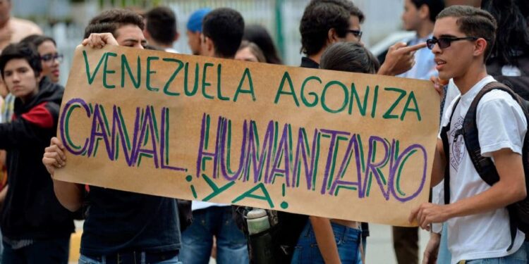 Crisis humanitaria en Venezuela. Foto de archivo.