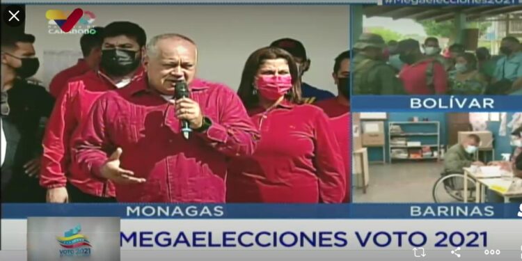 Diosdado Cabello. Foto captura de video.