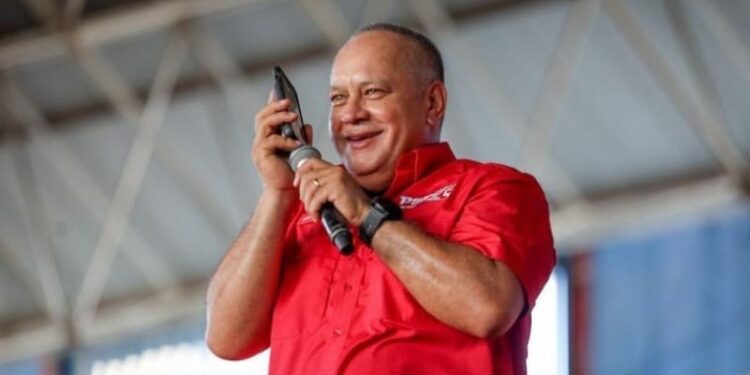 Diosdado Cabello. Foto prensa El Mazo.