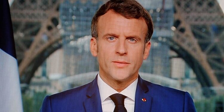 Emmanuel Macron. Foto captura.