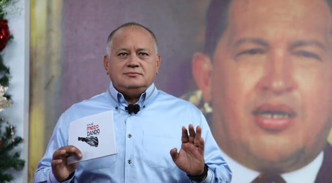Diosdado Cabello. Foto Con El Mazo.