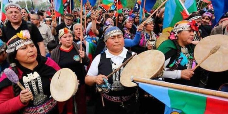 Los mapuches en Argentina. Foto de archivo.