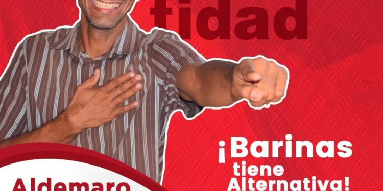 Aldemaro Sanoja. PCV. candidato Barinas. Foto @PCV_Venezuela.