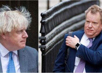 Boris Johnson, David Frost. Foto de archivo.