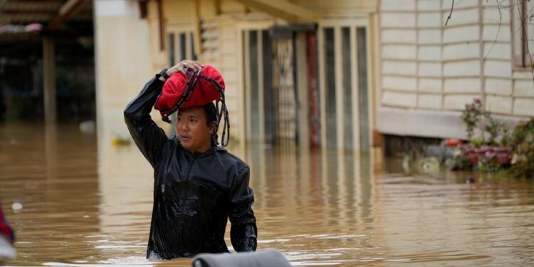 Inundaciones Malasia. Foto agencias.