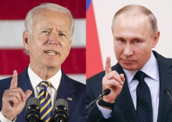 Los presidentes de EEUU, Joe Biden y Rusia, Vladímir Putin. Foto de archivo.