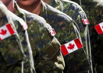 Militares Canadá. Foto de archivo.