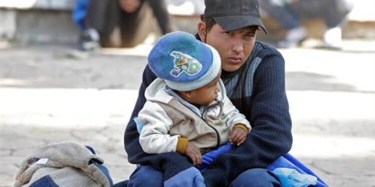 Niños migrantes en México. Foto agencias.