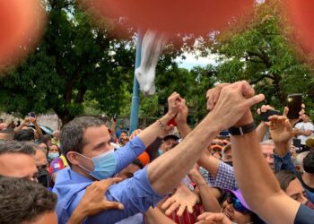 Pdte. (e) Juan Guaidó en Barinas. 4 de Dic 2021. Foto Prensa.