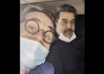 Rafael Lacava y Nicolás Maduro. Foto captura de video.