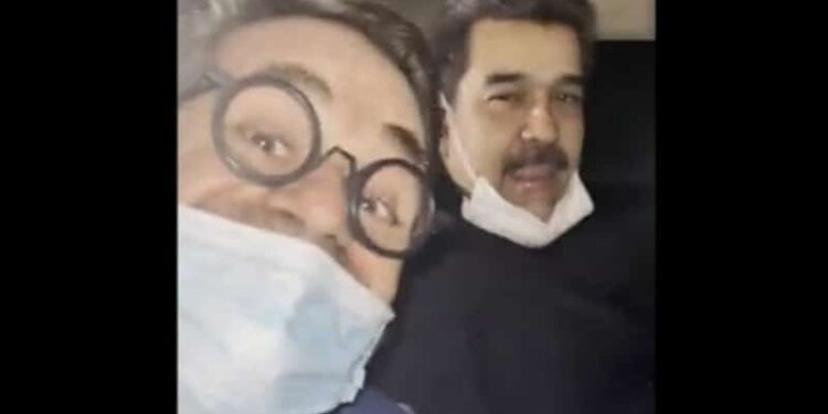 Rafael Lacava y Nicolás Maduro. Foto captura de video.