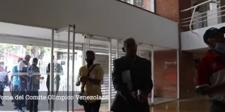 TSJ de Maduro, Sede Comité Olímpico Venezolano. Foto captura de video.