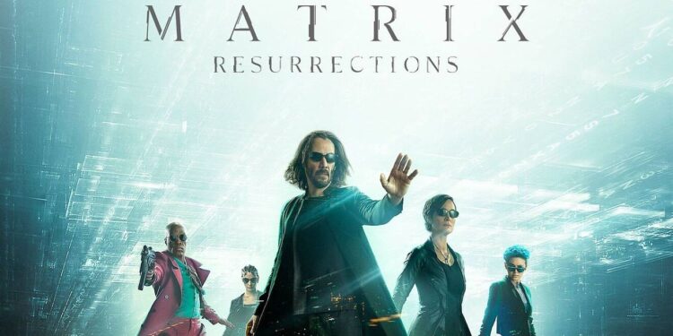 The Matrix Resurrections. Foto de archivo.