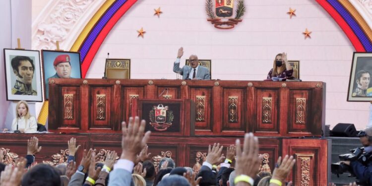 Asamblea chavista. Foto @RNVinformativa